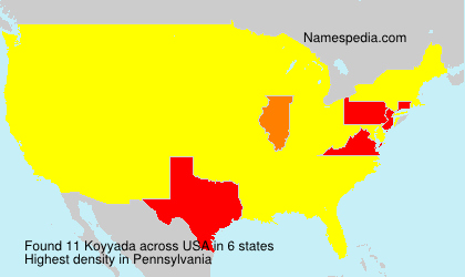 Surname Koyyada in USA Surname Koyyada in USA