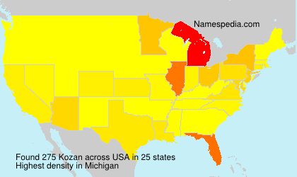 Surname Kozan in USA