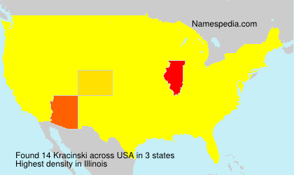 Surname Kracinski in USA Surname Kracinski in USA