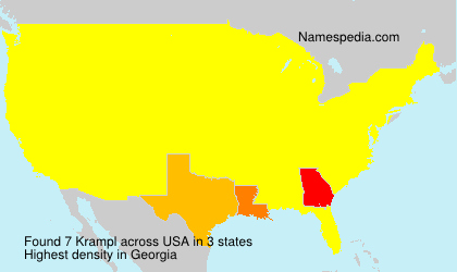 Surname Krampl in USA