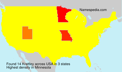 Surname Krattley in USA