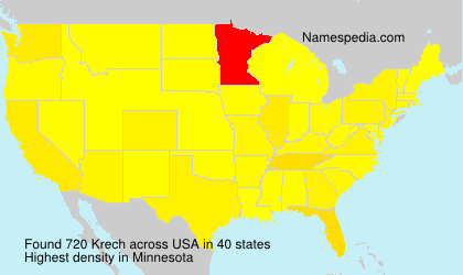 Surname Krech in USA