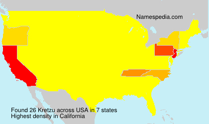 Surname Kretzu in USA