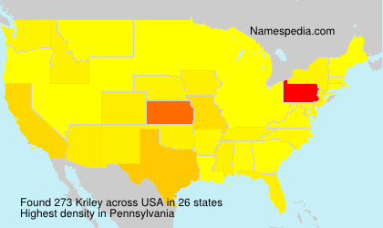 Surname Kriley in USA Surname Kriley in USA