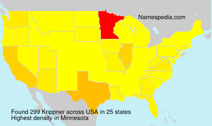 Surname Krippner in USA