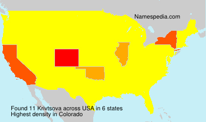 Surname Krivtsova in USA