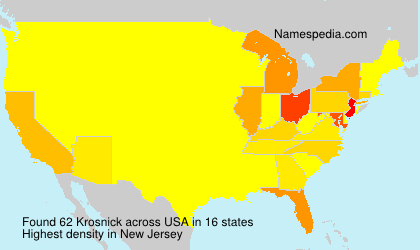 Surname Krosnick in USA Surname Krosnick in USA
