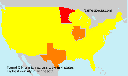 Surname Krumrich in USA