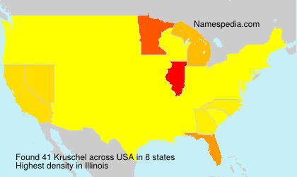 Surname Kruschel in USA