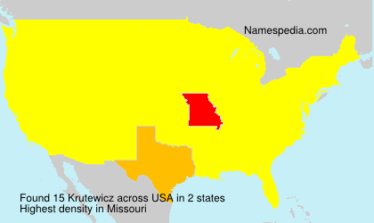 Surname Krutewicz in USA Surname Krutewicz in USA