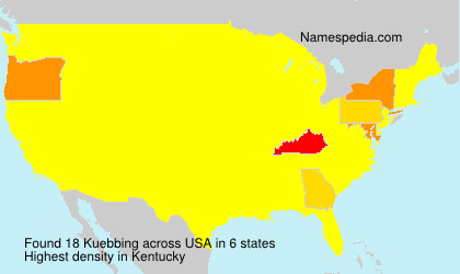 Surname Kuebbing in USA Surname Kuebbing in USA