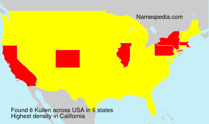 Surname Kuilen in USA Surname Kuilen in USA