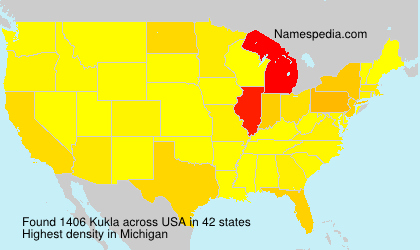 Surname Kukla in USA