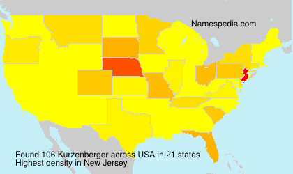 Surname Kurzenberger in USA