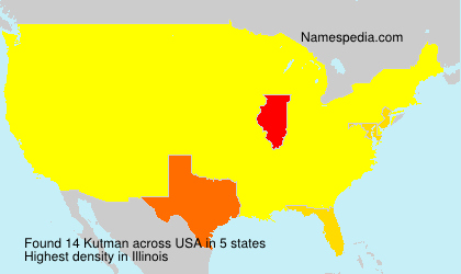 Surname Kutman in USA