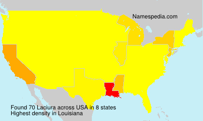 Surname Laciura in USA