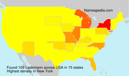 Surname Lademann in USA