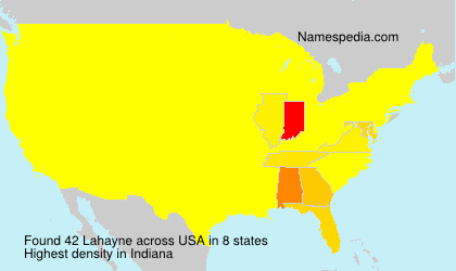 Surname Lahayne in USA Surname Lahayne in USA