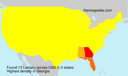 Surname Lampru in USA