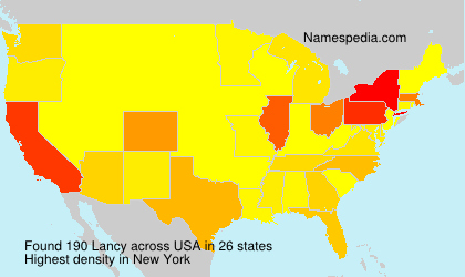 Surname Lancy in USA