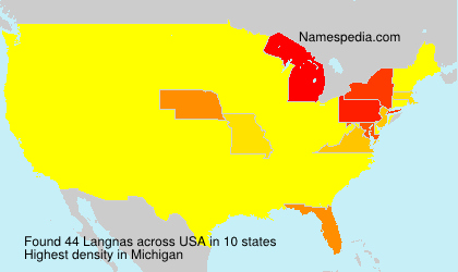 Surname Langnas in USA Surname Langnas in USA