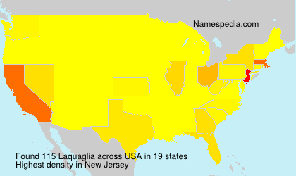 Surname Laquaglia in USA