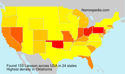 Surname Larason in USA