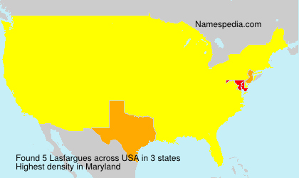 Surname Lasfargues in USA