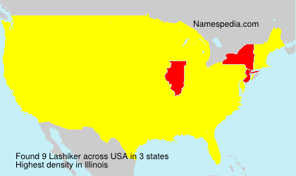 Surname Lashiker in USA Surname Lashiker in USA