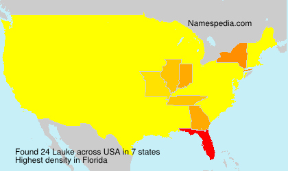 Surname Lauke in USA