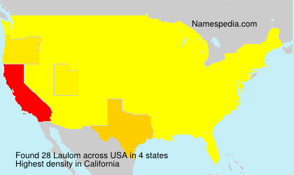 Surname Laulom in USA