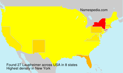 Surname Laupheimer in USA