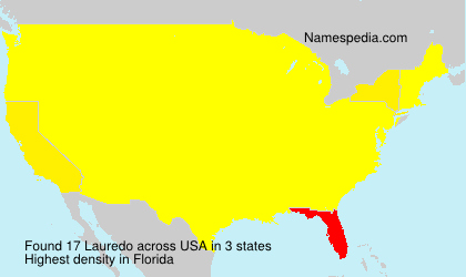 Surname Lauredo in USA Surname Lauredo in USA