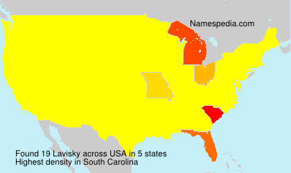 Surname Lavisky in USA Surname Lavisky in USA