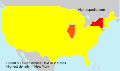 Surname Lavren in USA