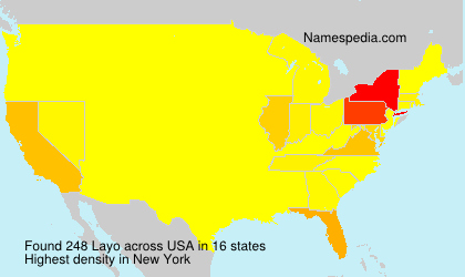 Surname Layo in USA