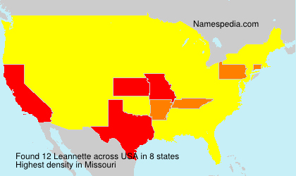 Surname Leannette in USA