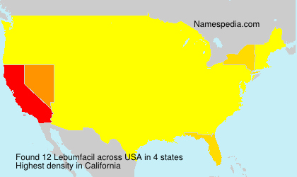 Surname Lebumfacil in USA