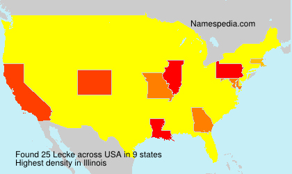 Surname Lecke in USA