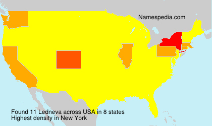 Surname Ledneva in USA Surname Ledneva in USA