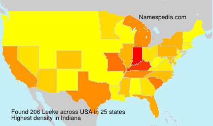 Surname Leeke in USA