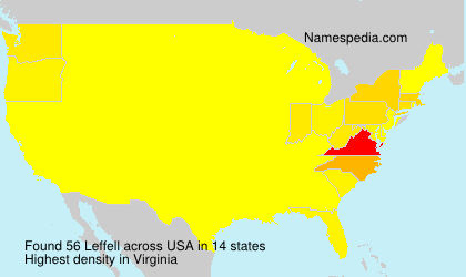 Surname Leffell in USA Surname Leffell in USA