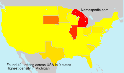 Surname Leffring in USA