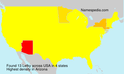 Surname Lefky in USA