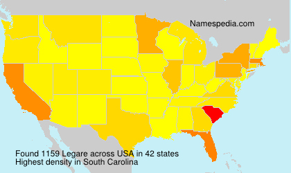 Surname Legare in USA