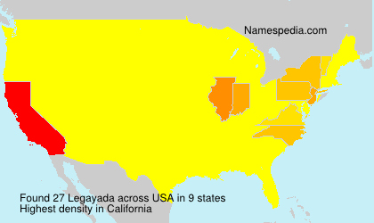 Surname Legayada in USA Surname Legayada in USA