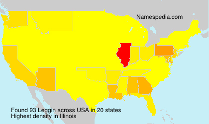 Surname Leggin in USA