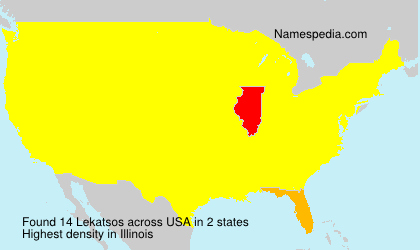 Surname Lekatsos in USA Surname Lekatsos in USA