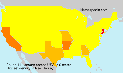 Surname Lemonn in USA