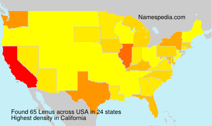 Surname Lenus in USA